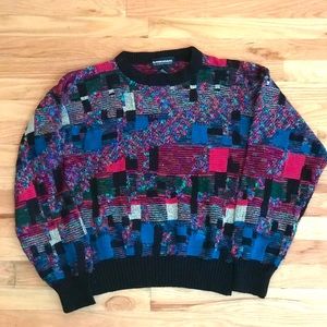Expressions International  Crewneck Cosby Sweater